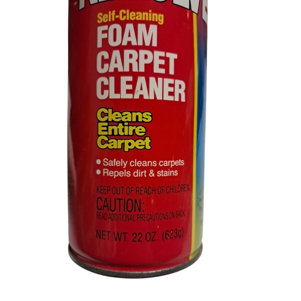 NEW OLD‎ STOCK VINTAGE 90S RESOLVE Bottle 22oz Self Cleaning Foam Carpet Cleaner